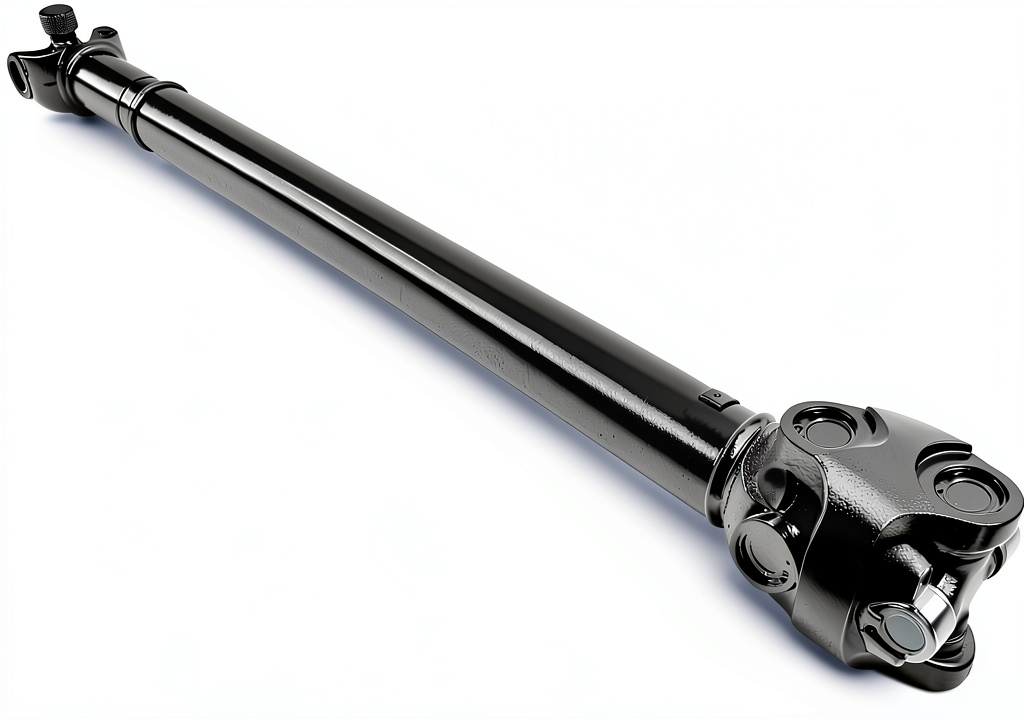 Installing Flynsu Drive Shaft Assembly for Jeep TJ 4WD on a wooden workbench