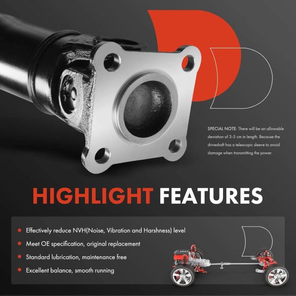 A-Premium Drive Shaft for Nissan Rogue 2014-2019-4